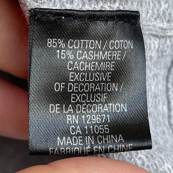 360 CASHMERE Unity Raglan-Sleeve Sweatshirt medium - Picture 6 of 9